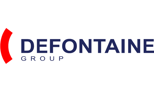 Le logo de Defontaine met en avant l'expertise industrielle en matière de composants pour l’automobile, avec un design simple et précis, symbolisant la qualité et la fiabilité.