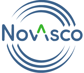 Le logo de Novasco incarne l’innovation et l’expertise dans le secteur technologique, reflétant visuellement une marque moderne et dynamique.