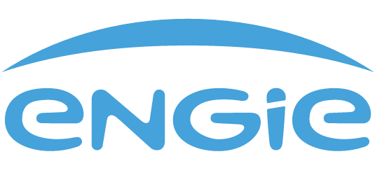 Le logo d’Engie reflète la transition énergétique avec une image moderne, mettant en avant l'engagement de la marque pour un avenir plus vert et durable.