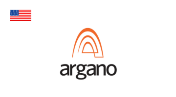 The Argano logo symbolizes innovation and expertise in digital transformation, visually representing a strategic partner in advanced technological solutions.