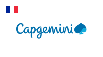 The Capgemini logo embodies innovation in technology consulting and digital transformation services, symbolizing Capgemini's commitment to supporting businesses in their evolution.
