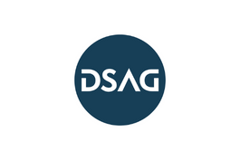 The DSAG logo embodies the expertise of SAP users, highlighting a strong partnership in optimizing SAP solutions for businesses.