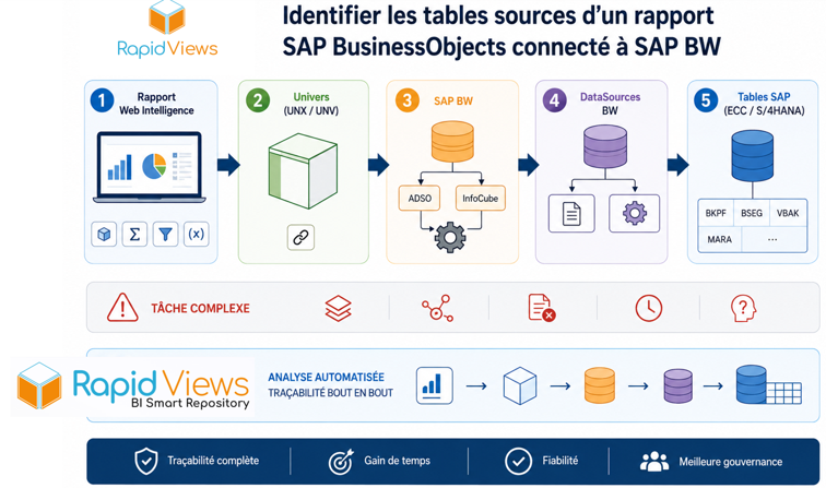 Lineage SAP BusinessObjects SAP BW