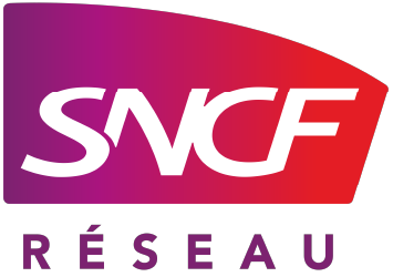 Le logo de SNCF Réseau incarne la performance, la modernité et l'engagement pour la sécurité ferroviaire, avec une identité visuelle forte au service de la régularité des trains, de la transition écologique et du développement des mobilités durables sur tout le territoire.
